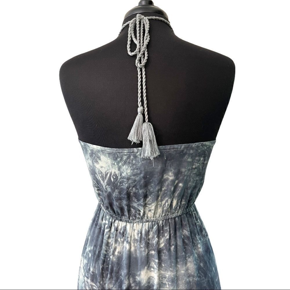 𝅺flying Tomato Tie Dye Embroidered Halter Maxi Sz S - Picture 9 of 13